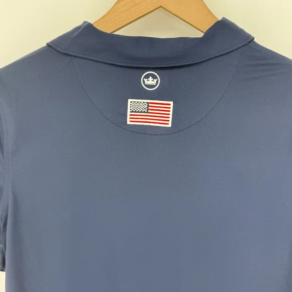 Peter Millar Women’s Navy Blue Performance Polo Shirt Size Small NWT Golf Upf50 - Picture 6 of 8